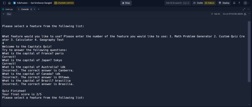 EduFusion – screenshot 5