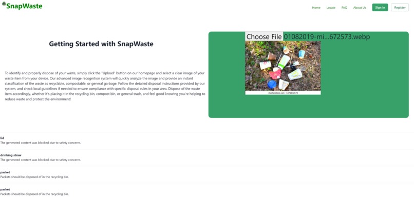 SnapWaste – screenshot 2