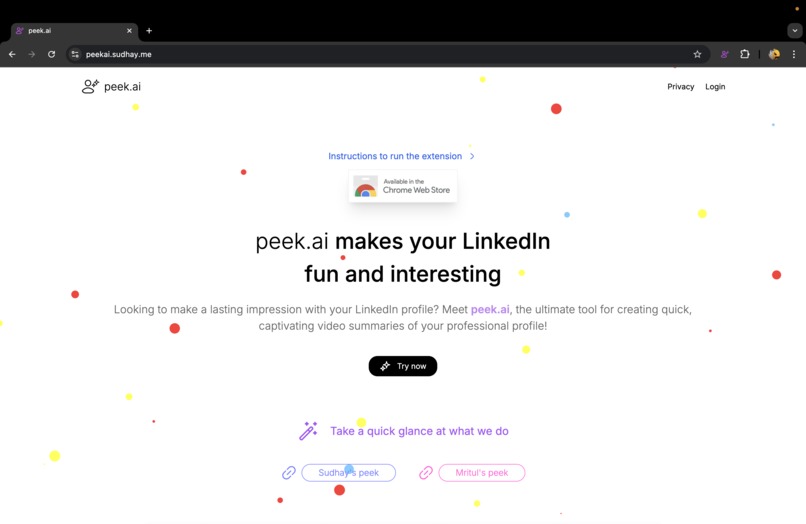 peek.ai – screenshot 1