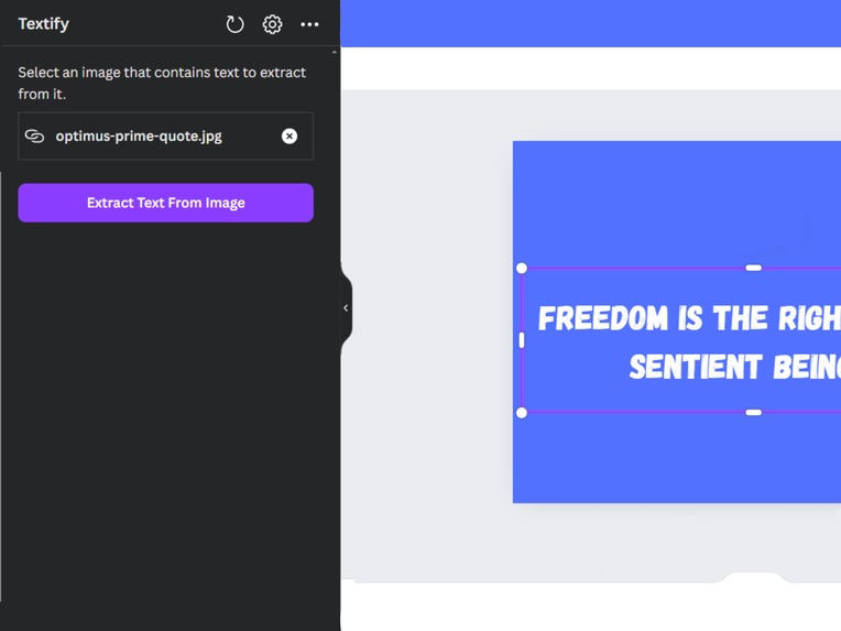 Textify – screenshot 2