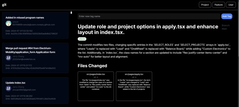 GitInsights – screenshot 4