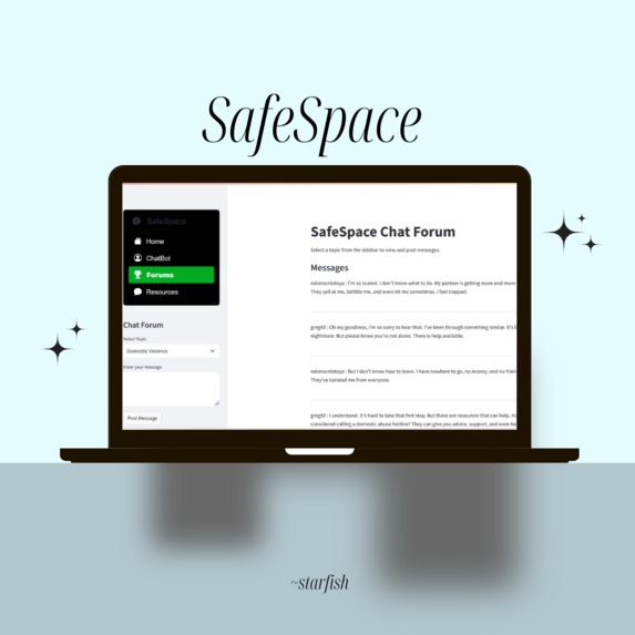 SafeSpace  (Group 12 - Starfish) – screenshot 4