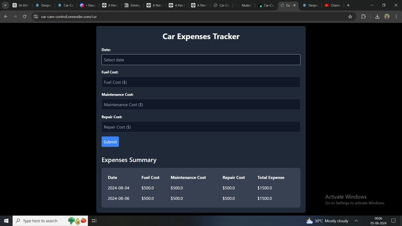 Car-Care-Control – screenshot 3