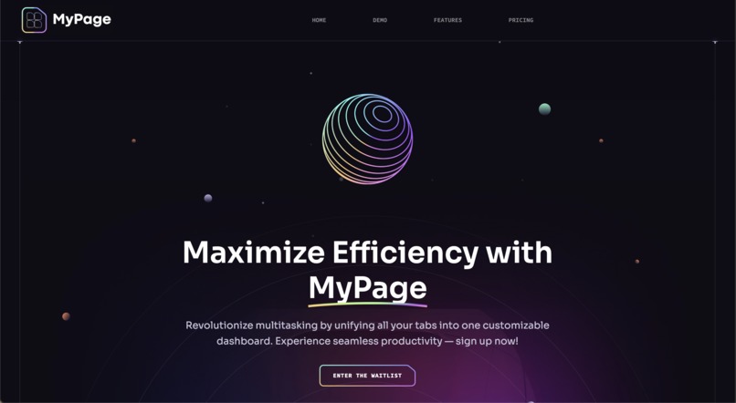 MyPage – screenshot 1