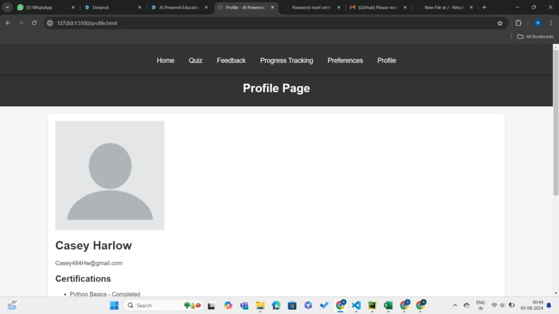 AI Powered Education Guidance System – screenshot 2