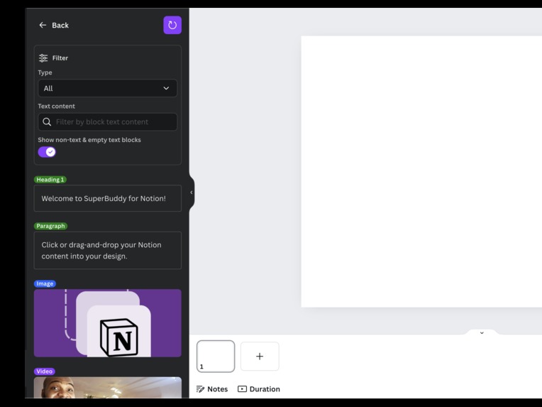 Superbuddy-Notion – screenshot 2