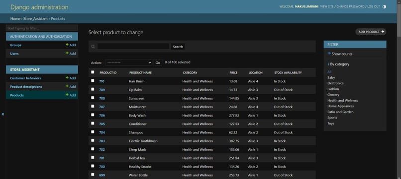 VIRTUAL STORE ASSISTANT – screenshot 8