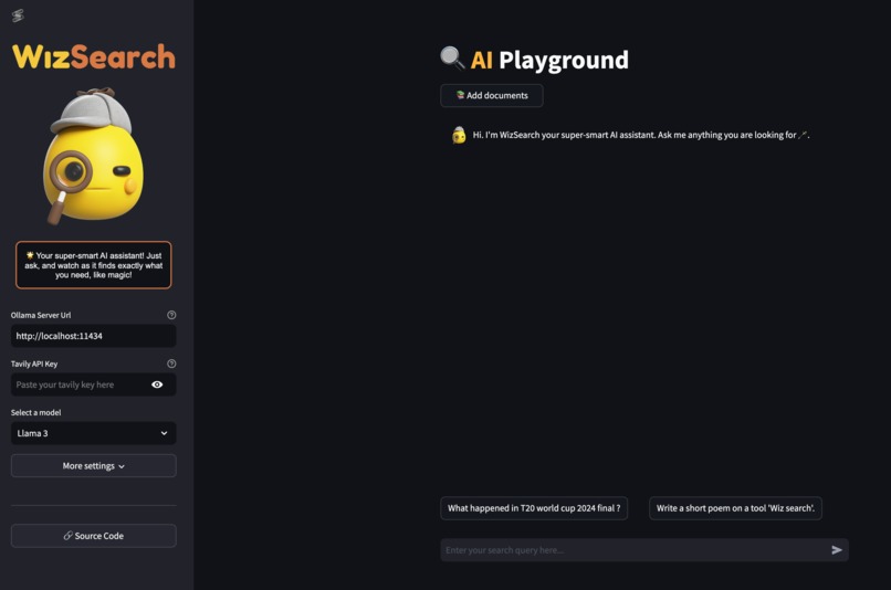WizSearch – screenshot 1