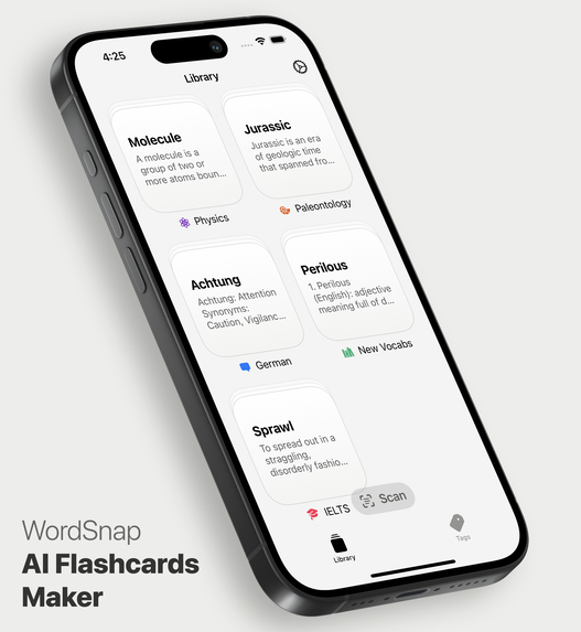WordSnap - AI Flashcards Maker – screenshot 1
