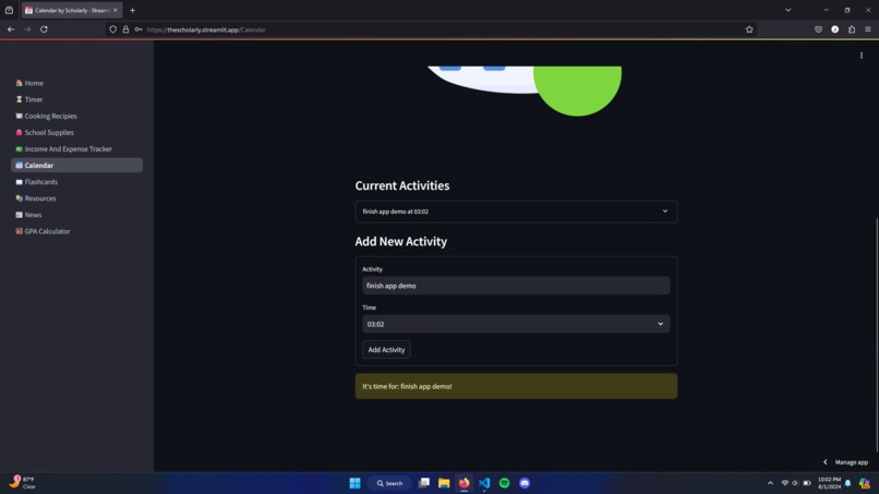 Scholarly – screenshot 2