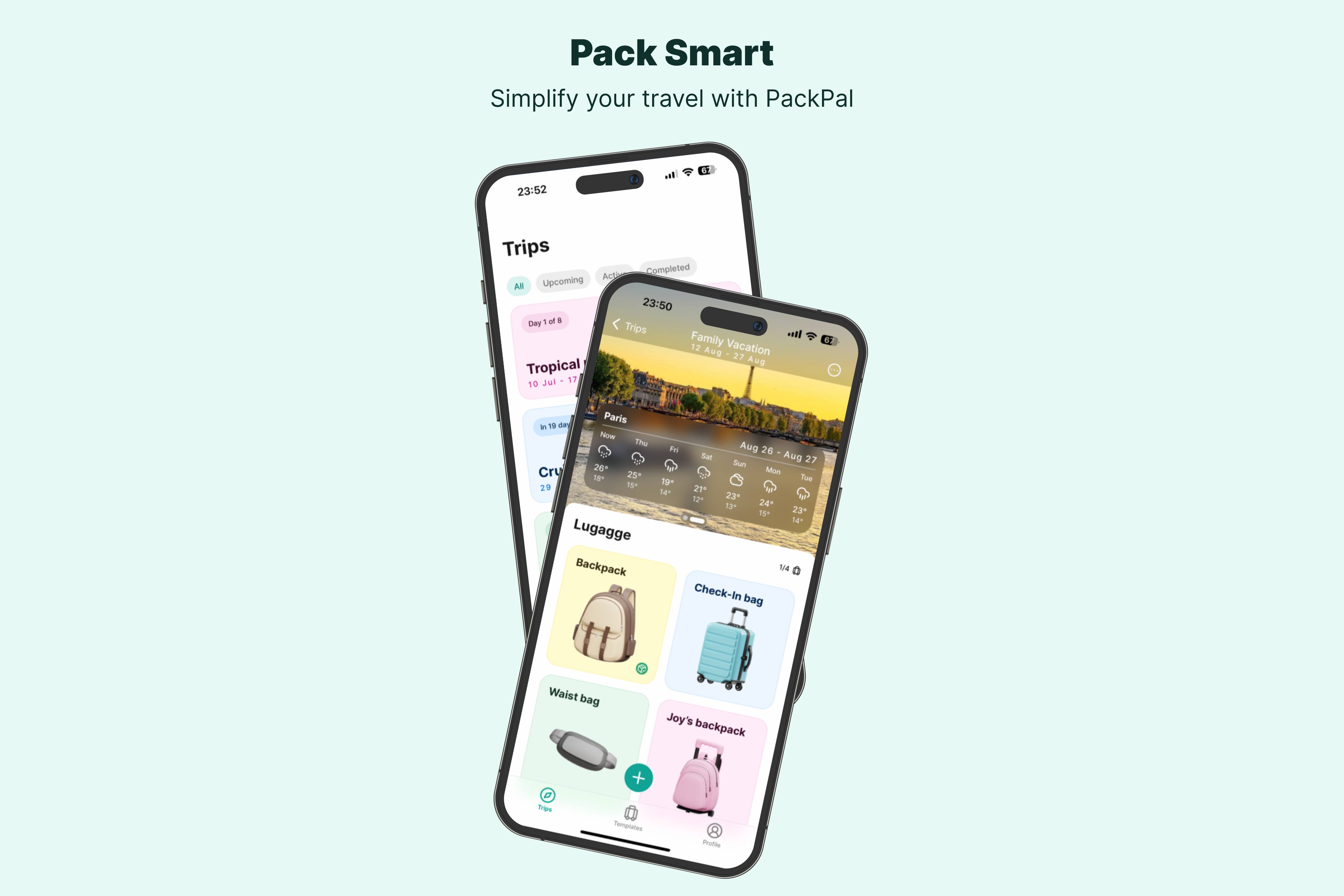 PackPal - Luggage Organizer | Devpost