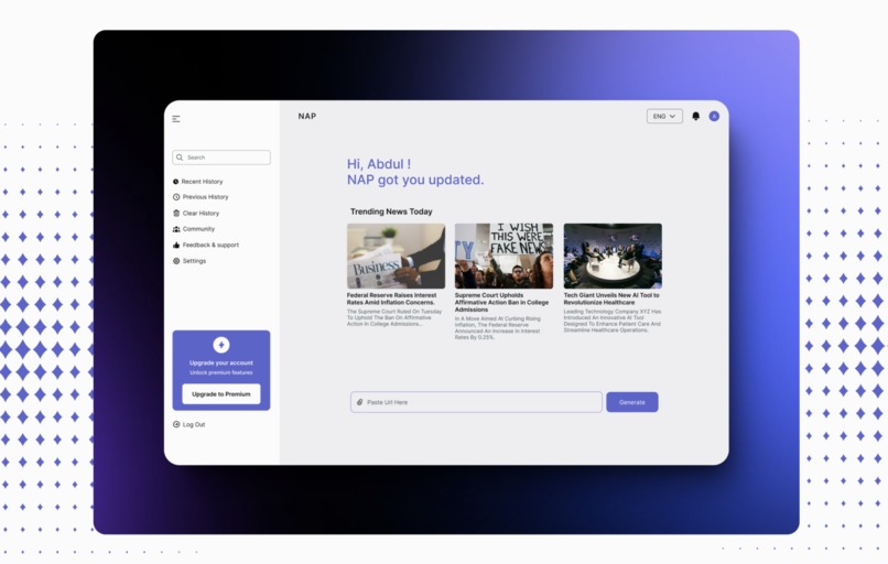 News Accessibility Platform – screenshot 1