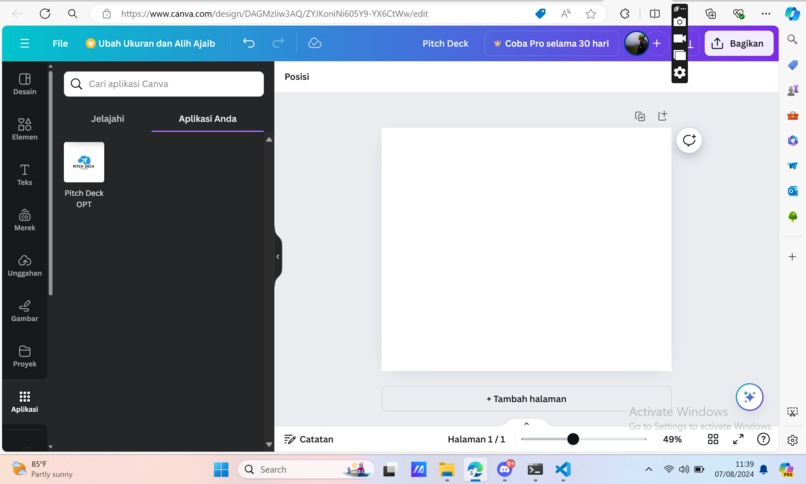 Pitch Deck OPT – screenshot 1