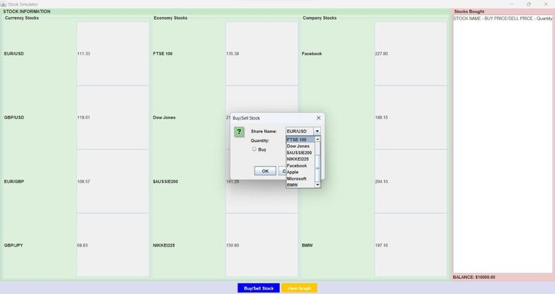 STOCK SIMULATOR GAME – screenshot 1