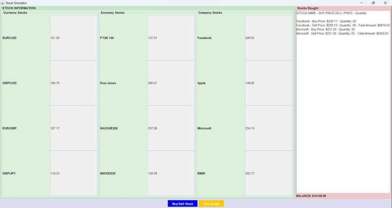 STOCK SIMULATOR GAME – screenshot 2