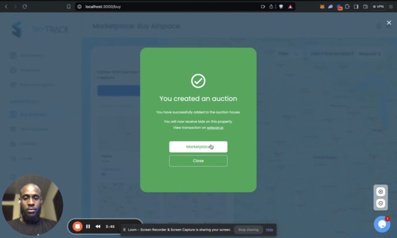 SkyTrade Air Rights Auction House – screenshot 1