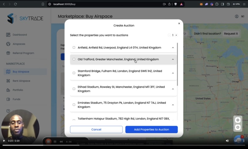 SkyTrade Air Rights Auction House – screenshot 4