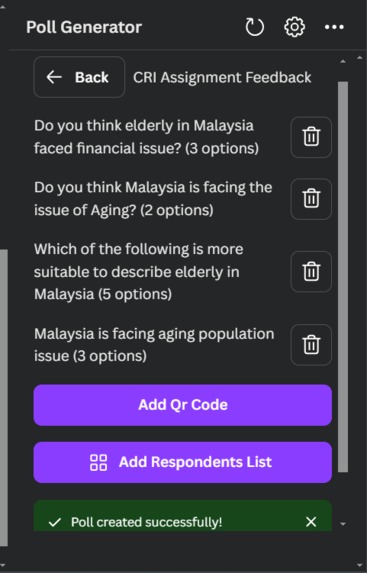 Poll Generator – screenshot 2