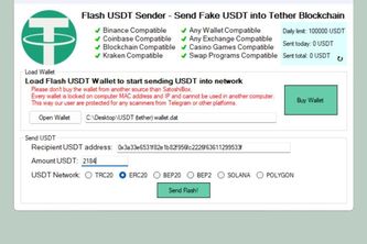 Real Fake Usdt Sender software