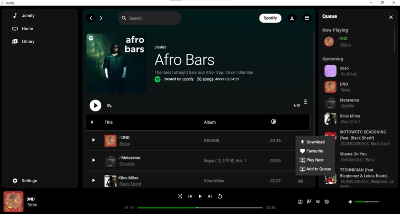Jomify: Your Favorite Music Streaming Platform but Better  – screenshot 3
