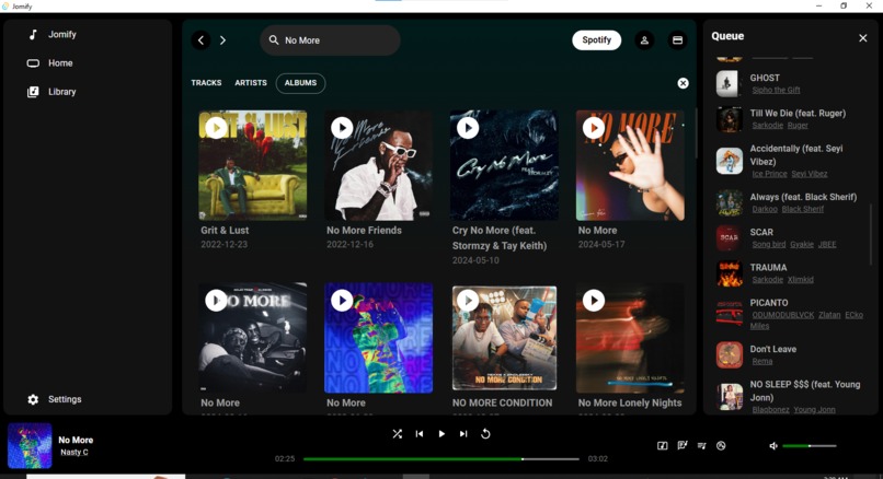 Jomify: Your Favorite Music Streaming Platform but Better  – screenshot 5