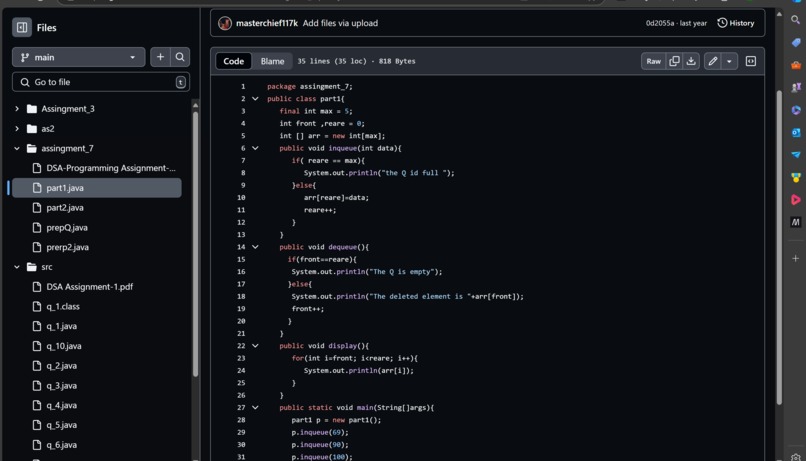 DATA STRUCTURES  – screenshot 1