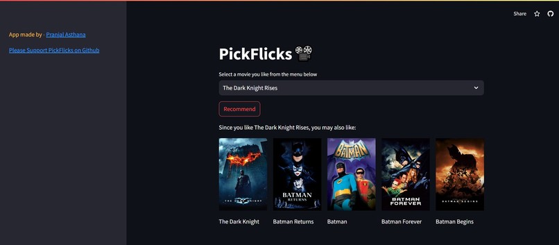 PickFlicks – screenshot 1