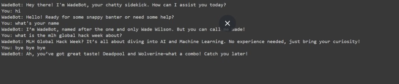 WadeBot – screenshot 1