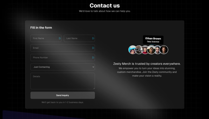 Zesty Merch – screenshot 4