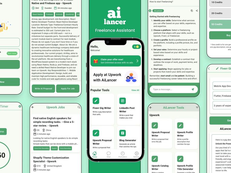 AiLancer - AI Writer & Alerts – screenshot 1
