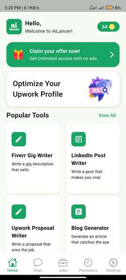 AiLancer - AI Writer & Alerts – screenshot 14