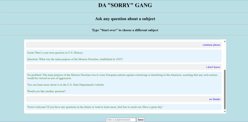 Practice Bot – screenshot 1
