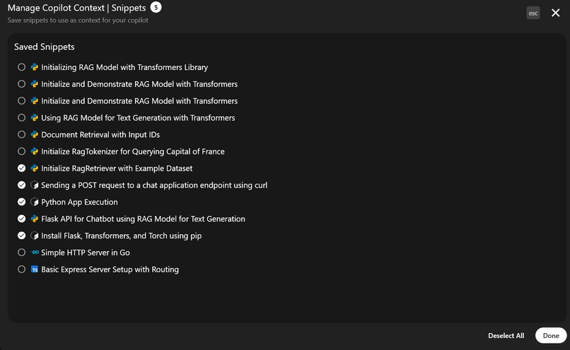 Save Code Snippet with Pieces – screenshot 1