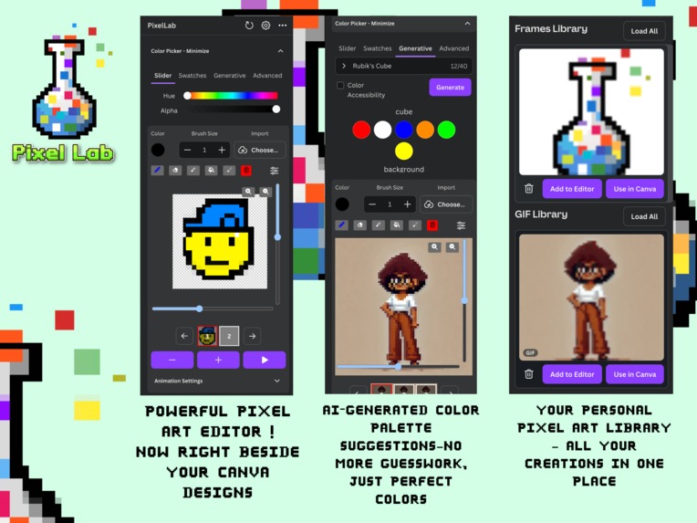 PixelLab For Canva – screenshot 1