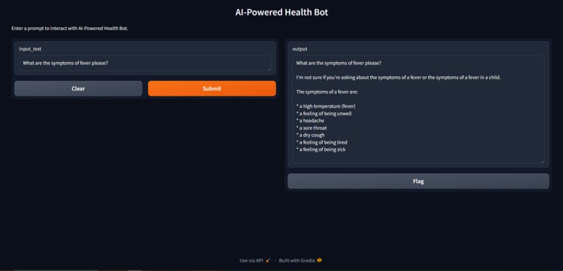 AI-Powered Health Bot – screenshot 3