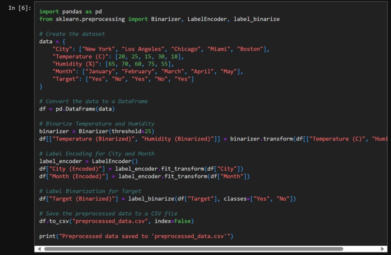 Processing A Dataset – screenshot 1