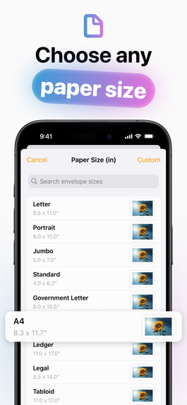 Photo Printer - Print to Size – screenshot 5