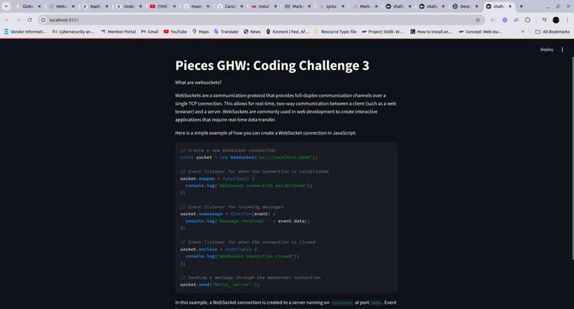 PIECES: Coding Challenge 3 – screenshot 1