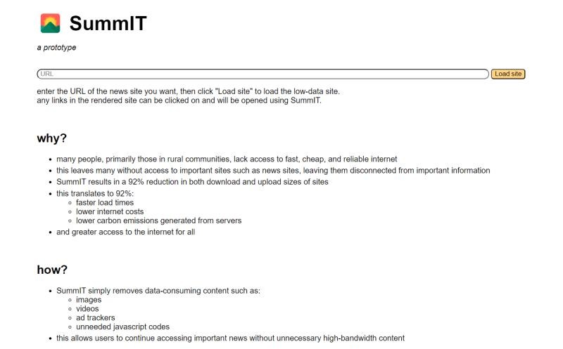 SummIT – screenshot 1