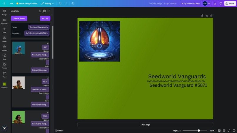 mintfolio – screenshot 1