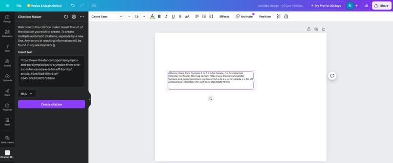 Citation Maker – screenshot 1