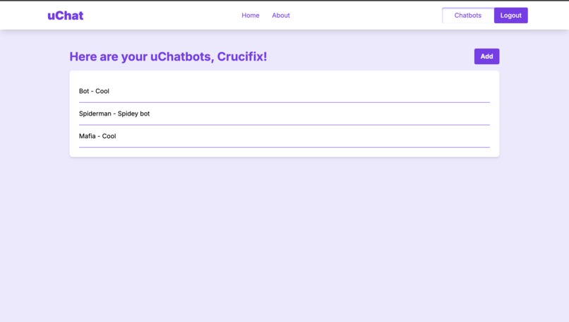 uChat – screenshot 2