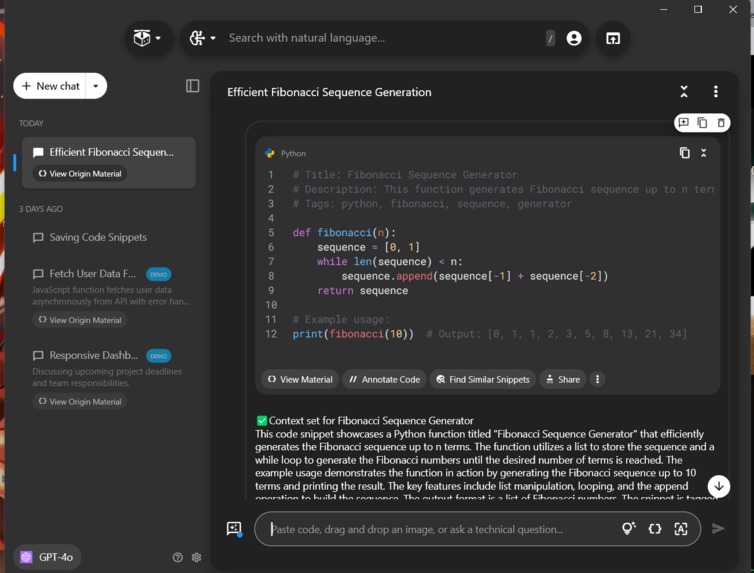 Projects using Pieces – screenshot 1