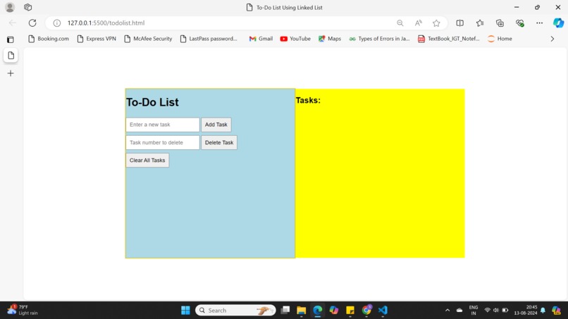 TodoList – screenshot 1