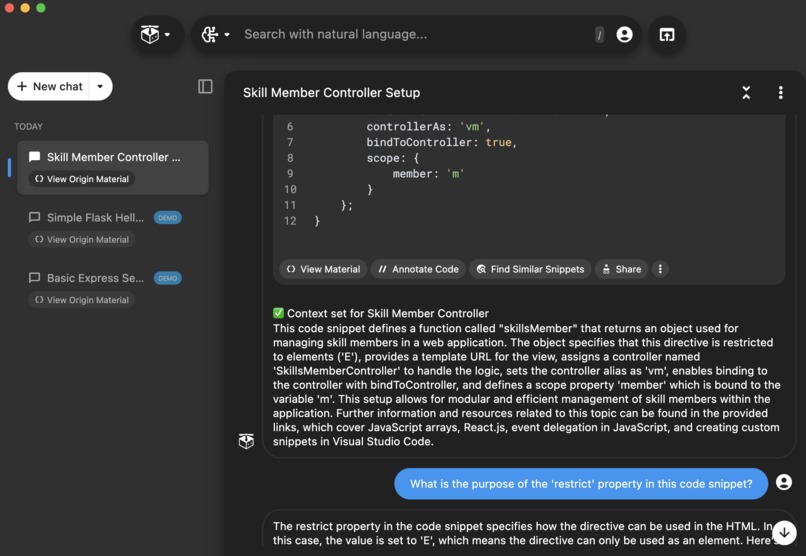 Save a Code Snippet – screenshot 1
