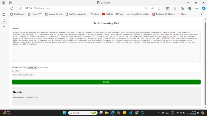 Text Processing Tool(TPT) – screenshot 1