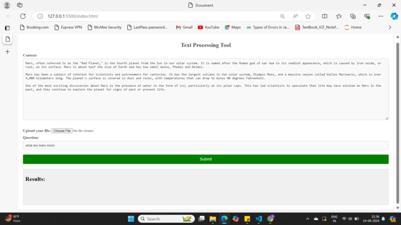 Text Processing Tool(TPT) – screenshot 3