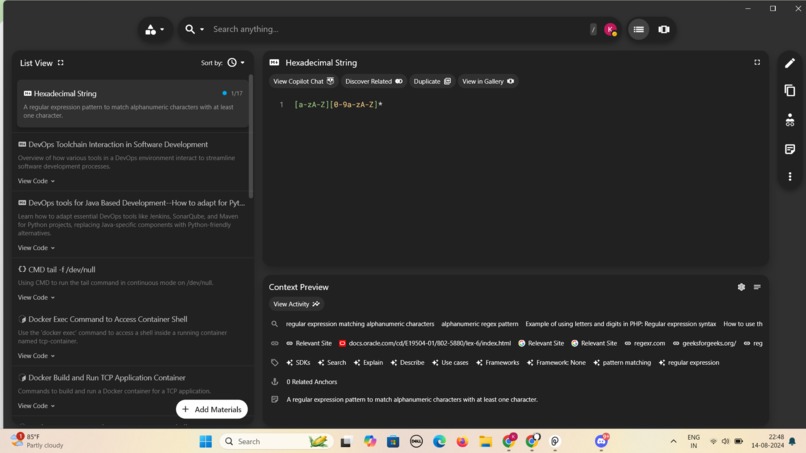 Pieces_Snippet – screenshot 2