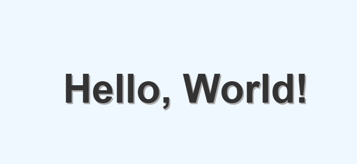 Hello World – screenshot 1
