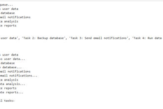 TaskFlow: A Queue-Based Task Management System.